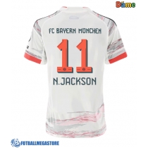 Fotballdrakt Dame Bayern Munich Nicolas Jackson #11 Bortedrakt 2025-26 Kortermet
